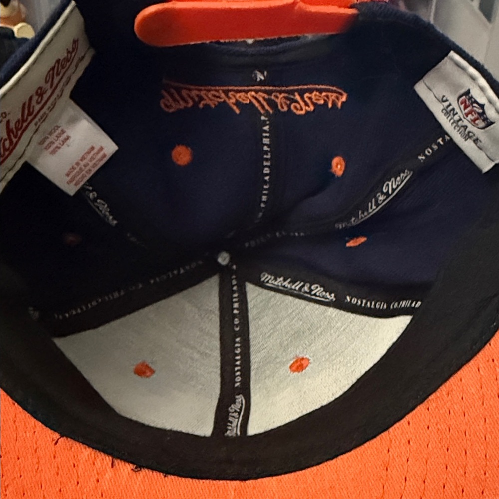 Chicago Bears Mitchell & Ness Snapback Hat Wool NFL Vintage Collection - Picture 5 of 8